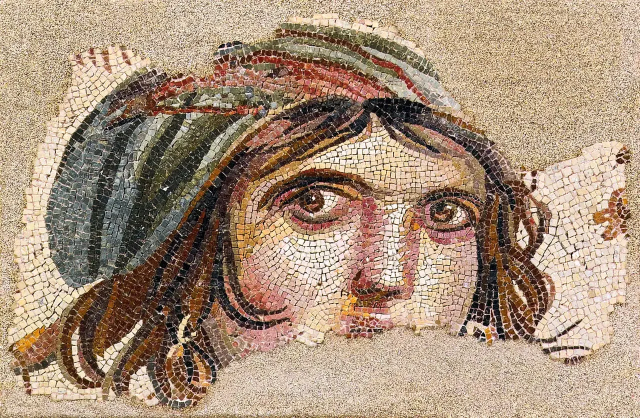 Ancient mosaic preserved in Gaziantep